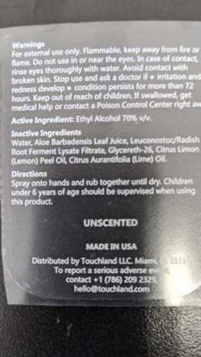 Back (Unscented Back)